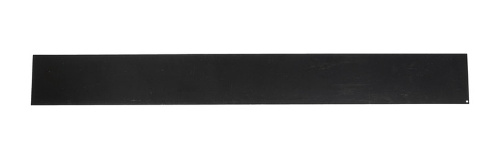Bedkant formbar L:100 x H12 cm - svart